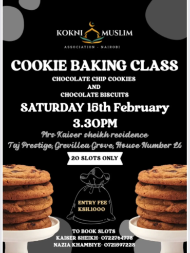 Cookie Baking Class